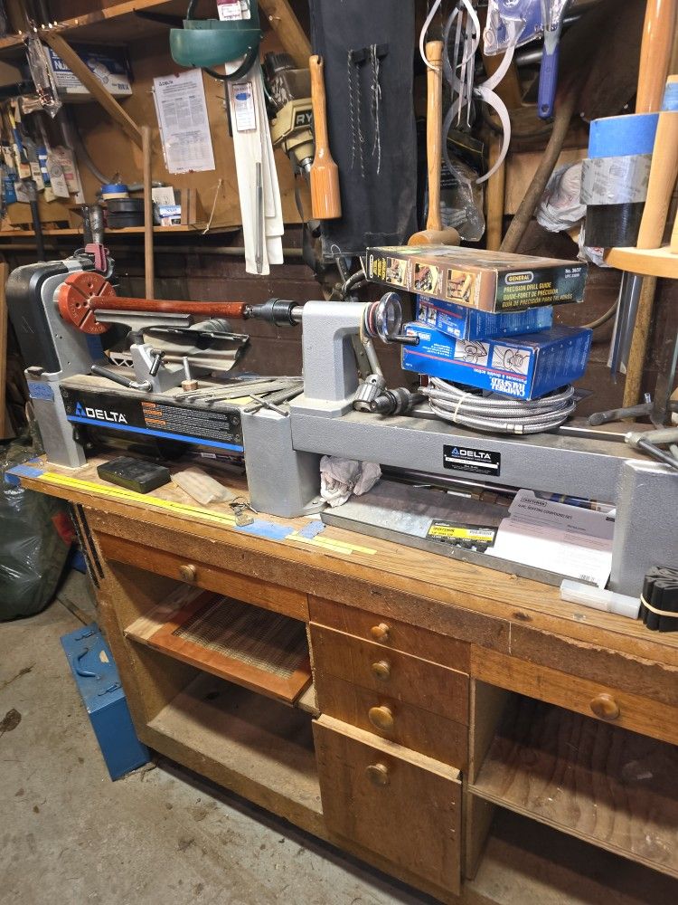 Delta Lathe 46-460 & Extension 46-463
