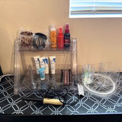 Clear Acrylic Makeup and Vanity Organizer