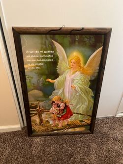 Guardian angel prayer frame