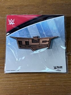 WWE TLC Tables Ladders Chairs Enamel Pin