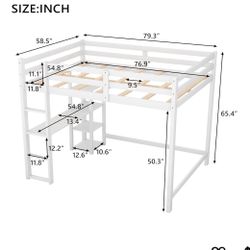 Full Size Loft Bed 