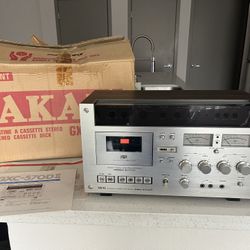 Akai GXC-570D II Vintage Audio Stereo Cassette Player Rare NEW 
