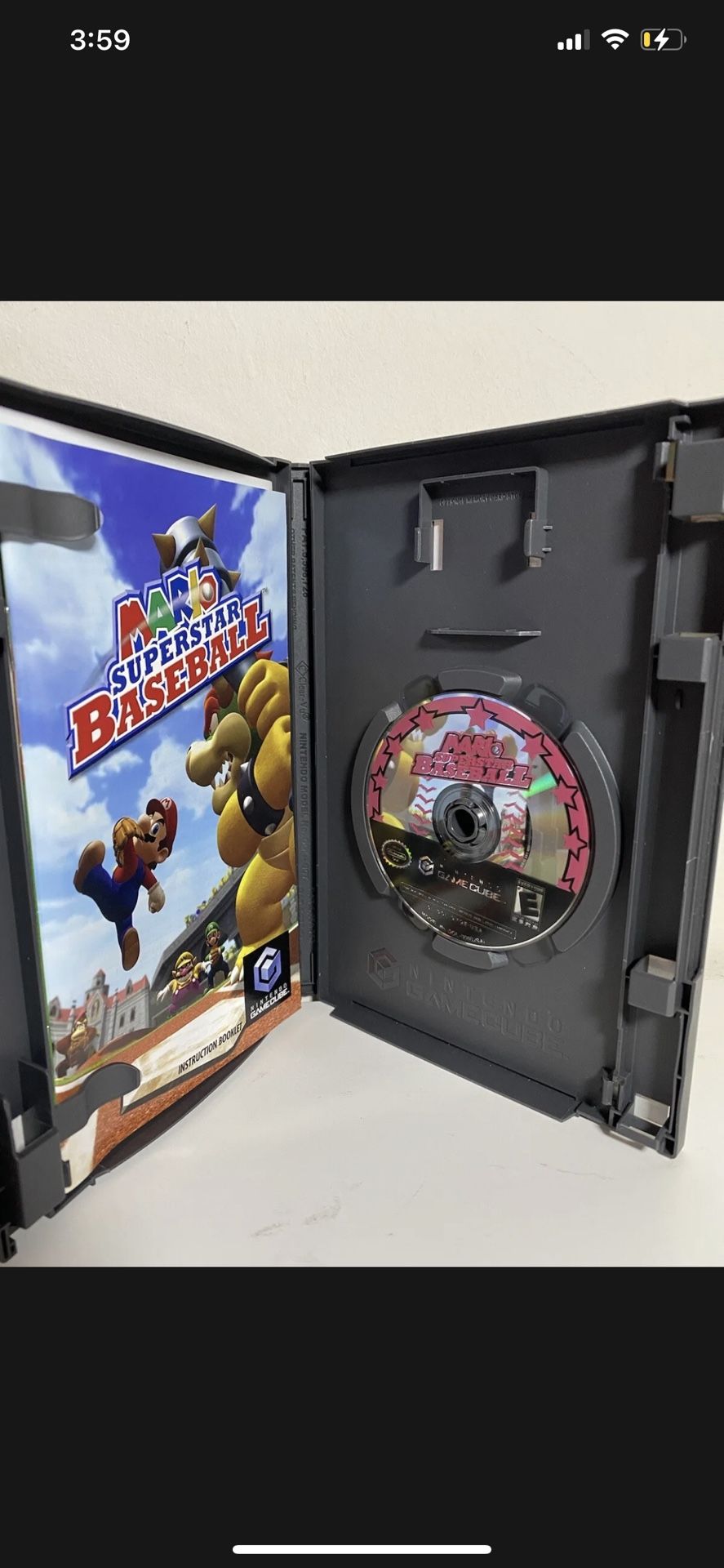 Mario Superstar Baseball (Nintendo GameCube, 2005) Complete CIB - Tested