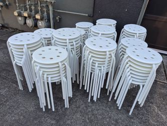 💥IKEA MARIUS STOOL(S) WHITE-$5 EACH EXCELLENT CONDITION!