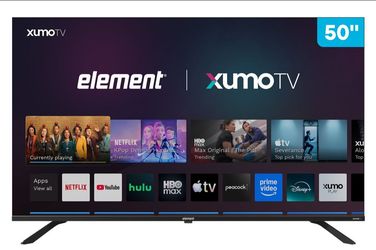 Black 50 inch smart tv very clean