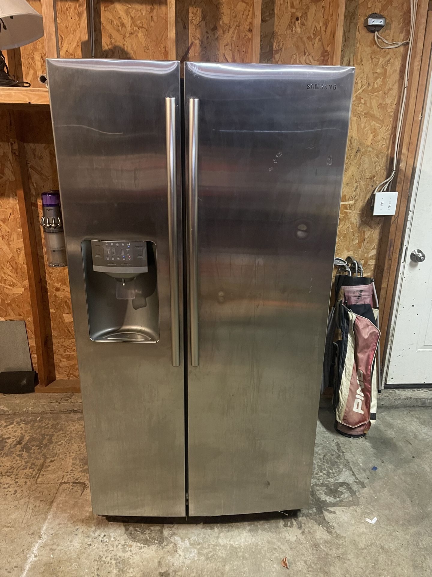 Samsung Stainless Steel Side-by-Side Fridge/Freezer – $150 (Spanaway/Frederickson Area)