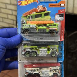 Hot Wheels Rescue & City 5 ALARM 🚨 Fire Trucks Different Series 1:64 HW CITY/ HW RESCUE 🔥 OPEN TO TRADES 🚀
