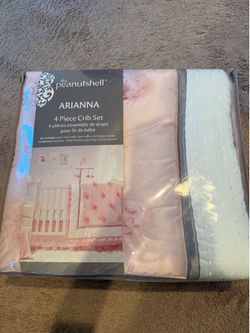 The Peanutshell Arianna 4 piece crib set