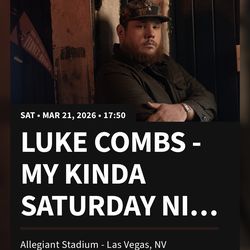 Luke Comb Floor Ticket