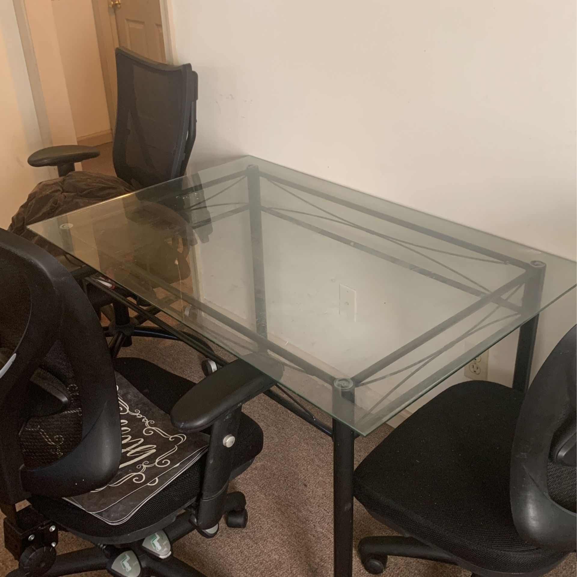 Glass Square Table