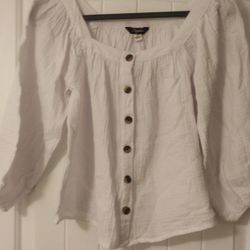 New White Top Size XS