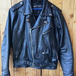 Men’s Leather Motorcycle Jacket 