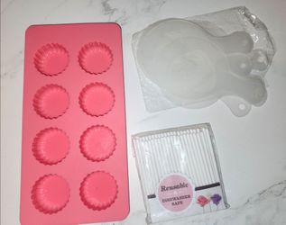 16 Reusable Stencils, 42 Reusable Sticks, Chocolate Mold
