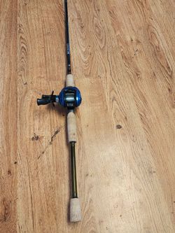 Okuma Reflexions casting pole with piscifun left hand Baitcaster Reel 7ft 8-17lb Gear Ratio 7.1:1 is like brand new