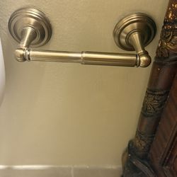 Gold Colored Toilet Paper Holder