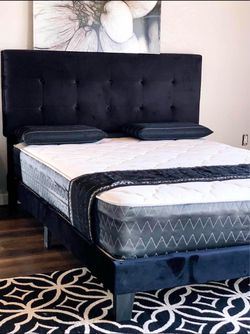King bed with mattress $399
