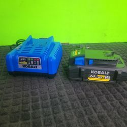 KOBALT 24-VOLT ULTIMATE OUTPUT 4.0 AH BATTERY AND CHARGER INCLUDED 