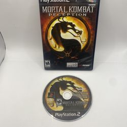 Mortal Kombat Deception (Sony PlayStation 2 PS2)Missing manual tested Black Label