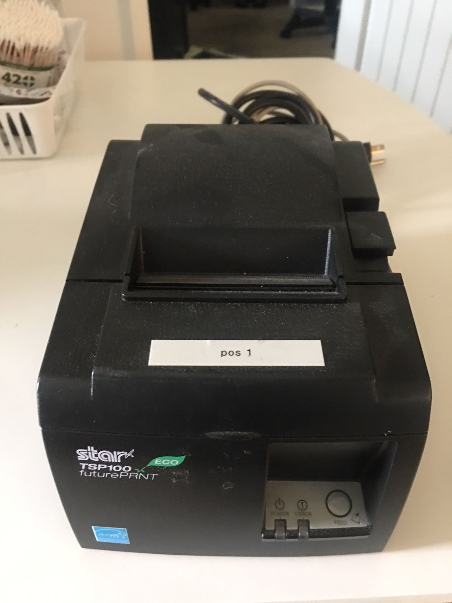 STAR TSP100 thermal printer w/paper (3 avail)