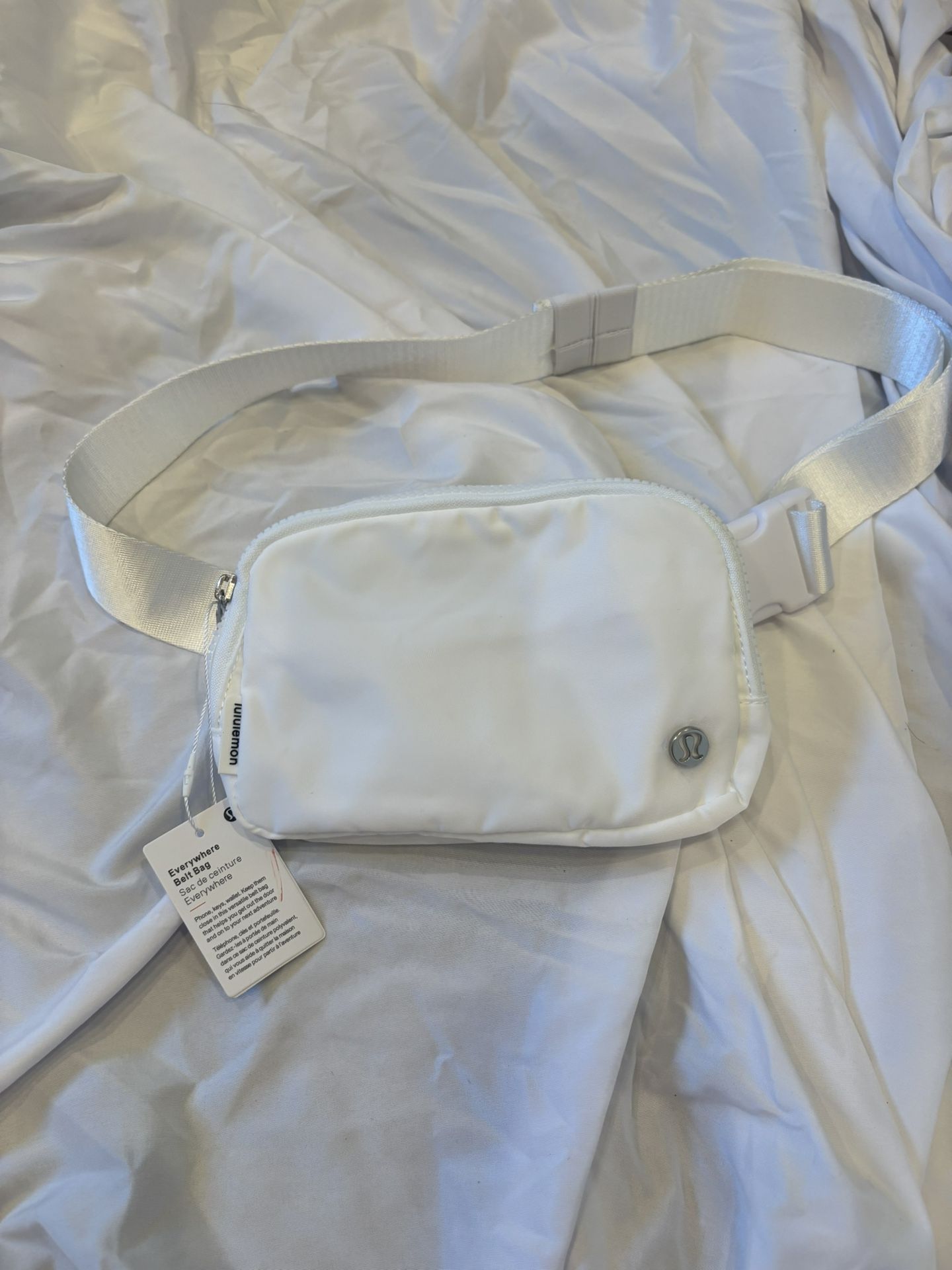 Lululemon White Everywhere Belt Bag Brand New