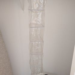 Clear Hanging Shoe Shelves 