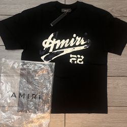 amiri black tee
