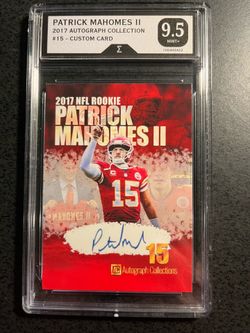 Patrick Manhomes Rookie Card-Graded 9.5-