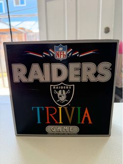 Vintage NFL Oakland Raiders Trivia Game⁠