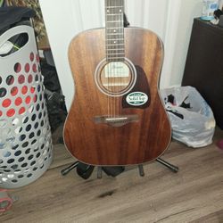 OBO New Ibanez Artwood Solid Top Acoustic Guitar