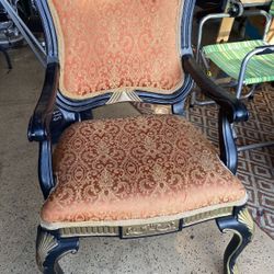 Vintage Style Parlor Real Wood Chair
