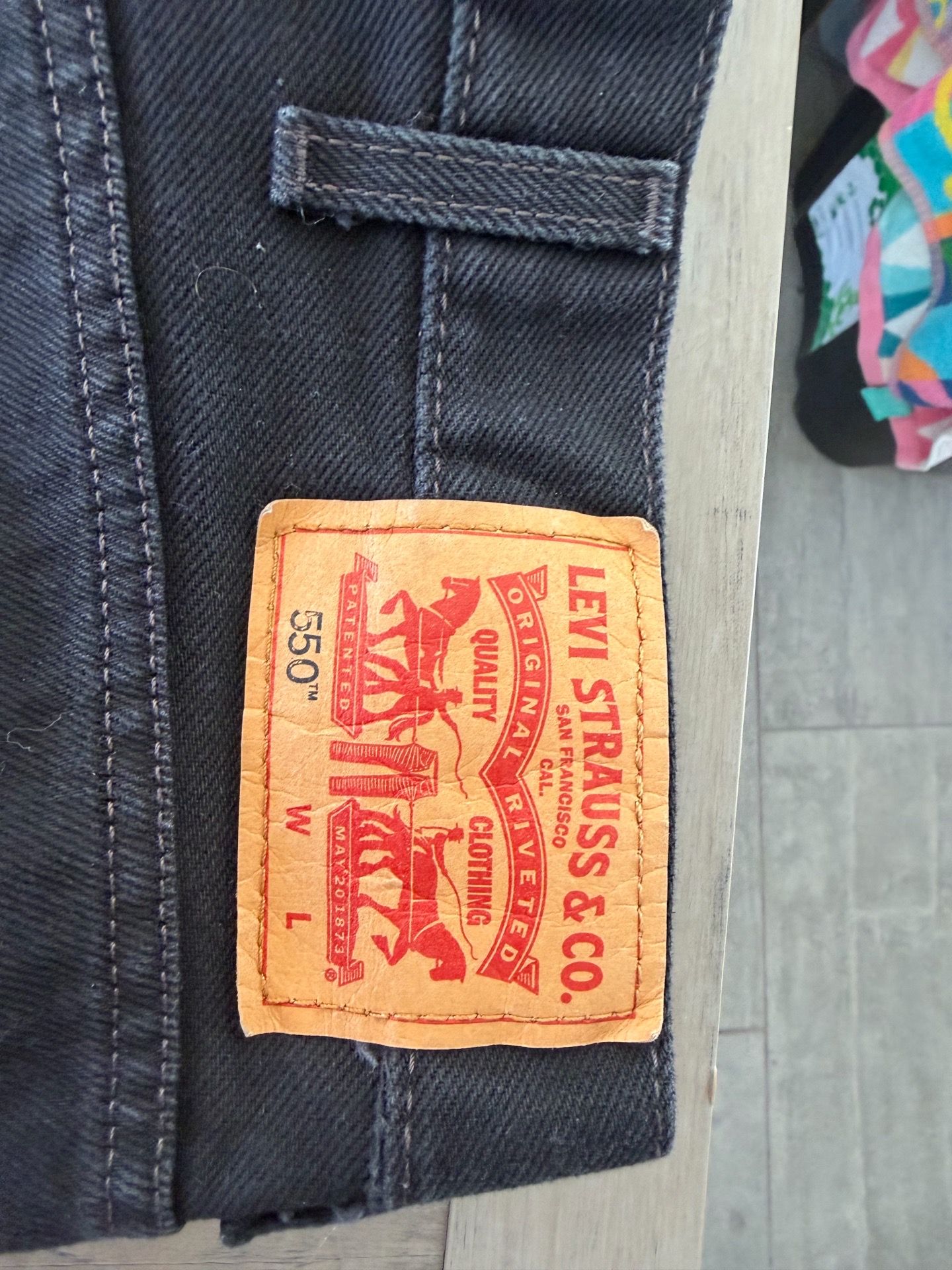 Mens Levi 550 Jeans