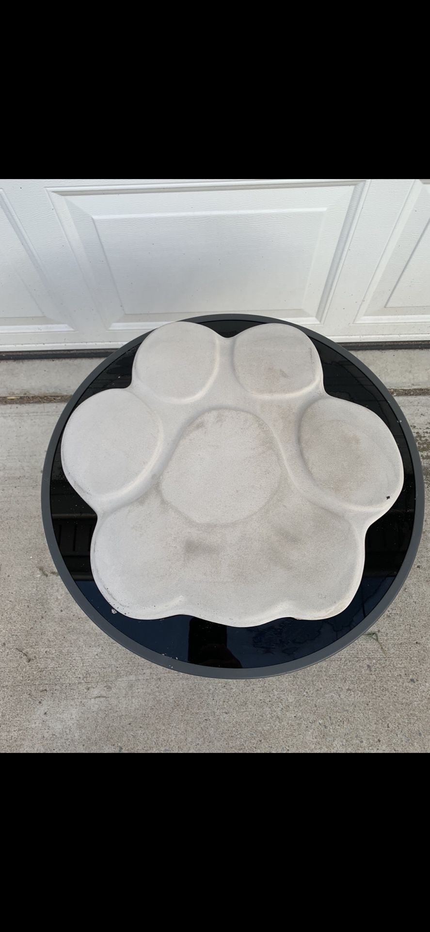 17 Inch Paw, Print, Concrete Paver