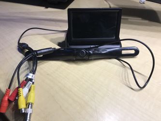 Back up camera with lcd