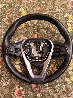 BMW 5 series steering wheel