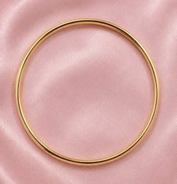 Wantable Gold-Plated “LOVED” Bangle Bracelet - NEW