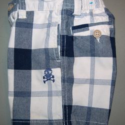 Children's Place Boys 12M Plaid Shorts