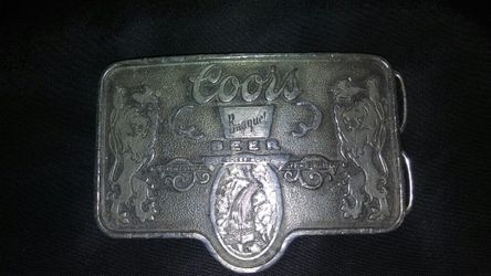 VINTAGE COORS BELT BUCKLE