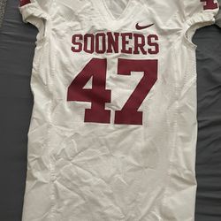 Authentic Game Worn OU Jersey