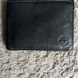 Timberland Black Leather RFID Wallet Classic Bifold