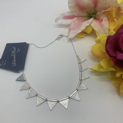 Triangle Stone Semi-Precious Turquoise Necklace - Universal Thread Light