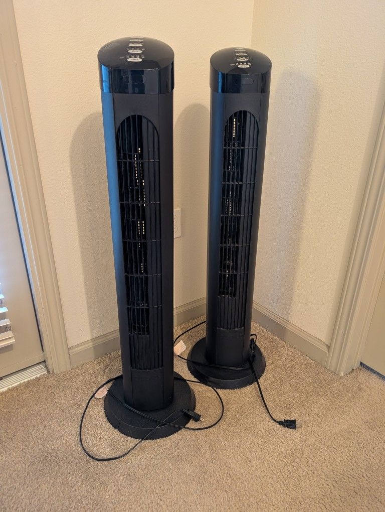 2 Tower Fans 