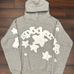 Grey Sp5der Hoodie