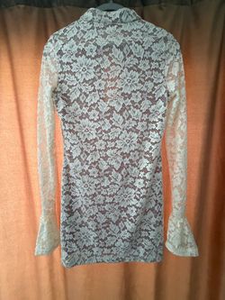 White lace dress