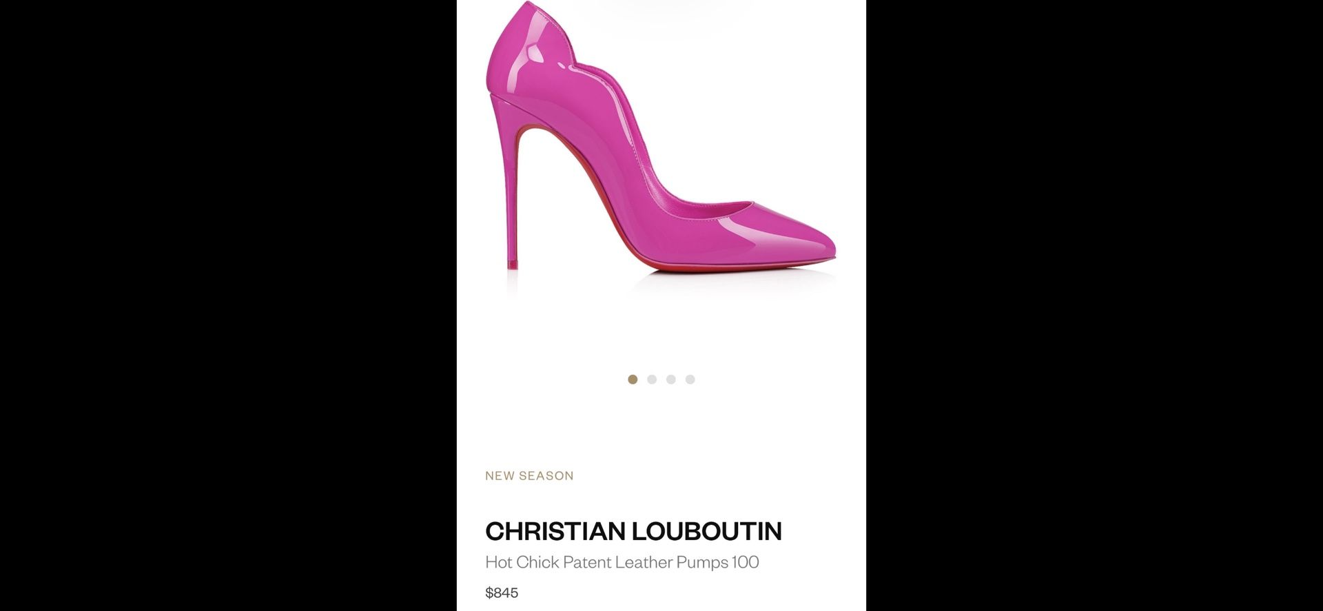CHRISTIAN LOUBOUTIN Hot Chick Patent Leather Pumps 100