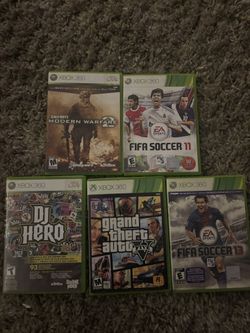 X-Box 360 5 Game Bundle