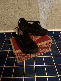 Authentic Black Vans