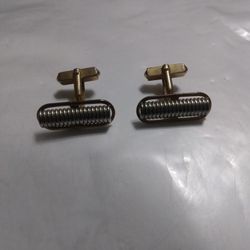 Sank Plated Cufflink Used