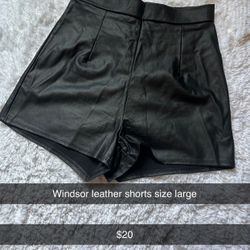 Windsor Leather Shorts 
