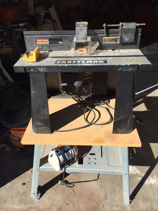 Craftsman Router Table & Router for Sale in Scottsdale, AZ - OfferUp
