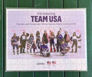 Brand new Team USA 2026 Olympics Winter Games puzzle, Milan Cortina, 150-piece